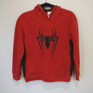 Marvel Spider-Man Red Sweat Shirt L 14/16